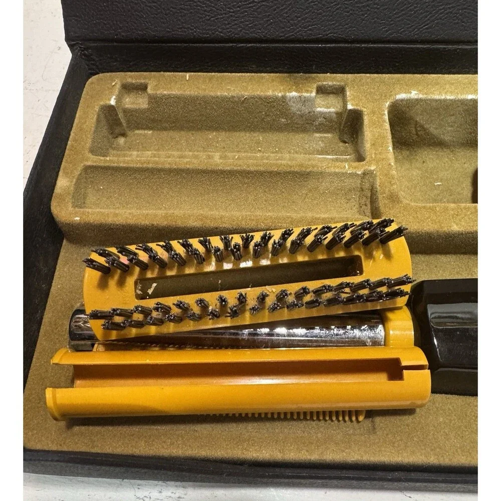 Vintage Norelco Pro Comb Hot Cold Air Heated Styling Brush Procomb TESTED